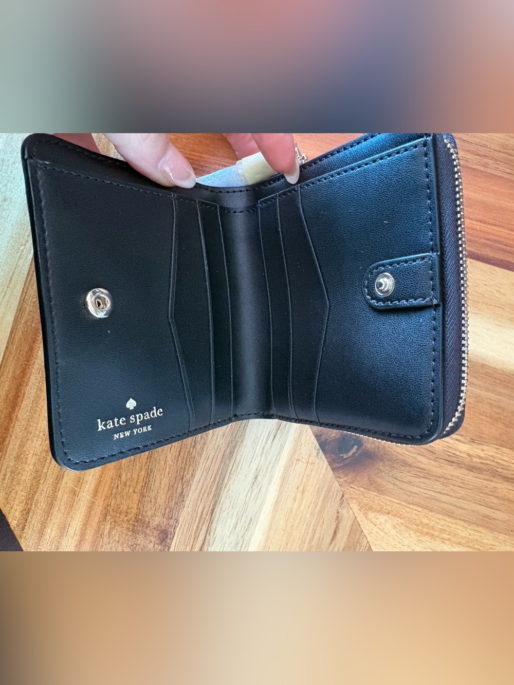 Kate Spade Saffiano Cats Meow Wallet Small - Picture 3 of 5